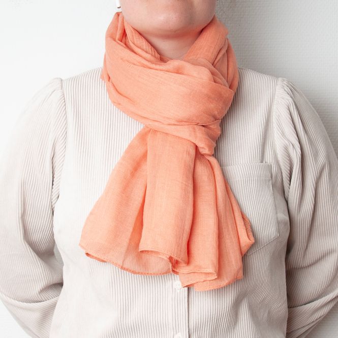 Huvudbild Scarf i modal - korall