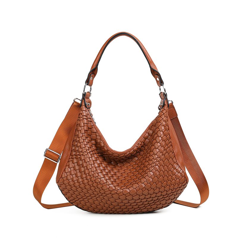 FIGARO flätad crossbag - konjak