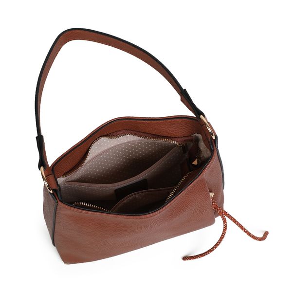 Huvudbild Himalaya soft bag cognac - väska i mjukt ...