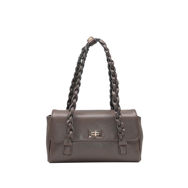 Huvudbild Holly låg shopper - brun väska i imitationsskinn ...