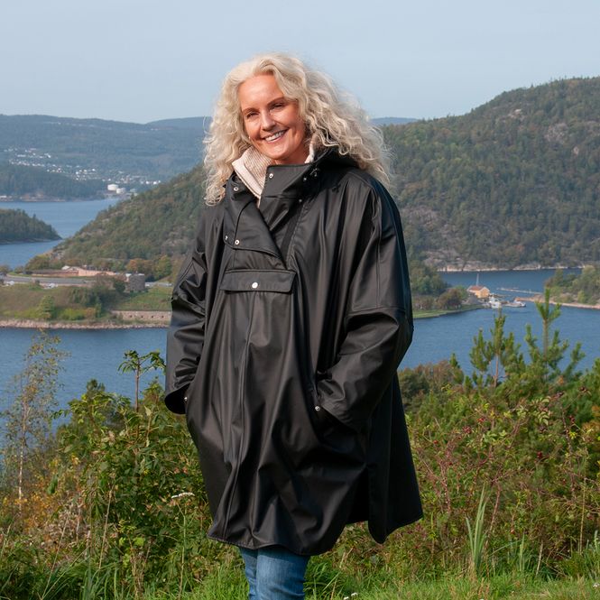 Huvudbild Regnponcho - svart