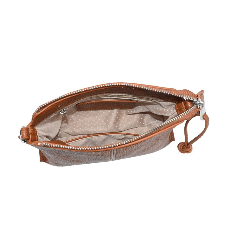 FRANCES Clutch - cognac