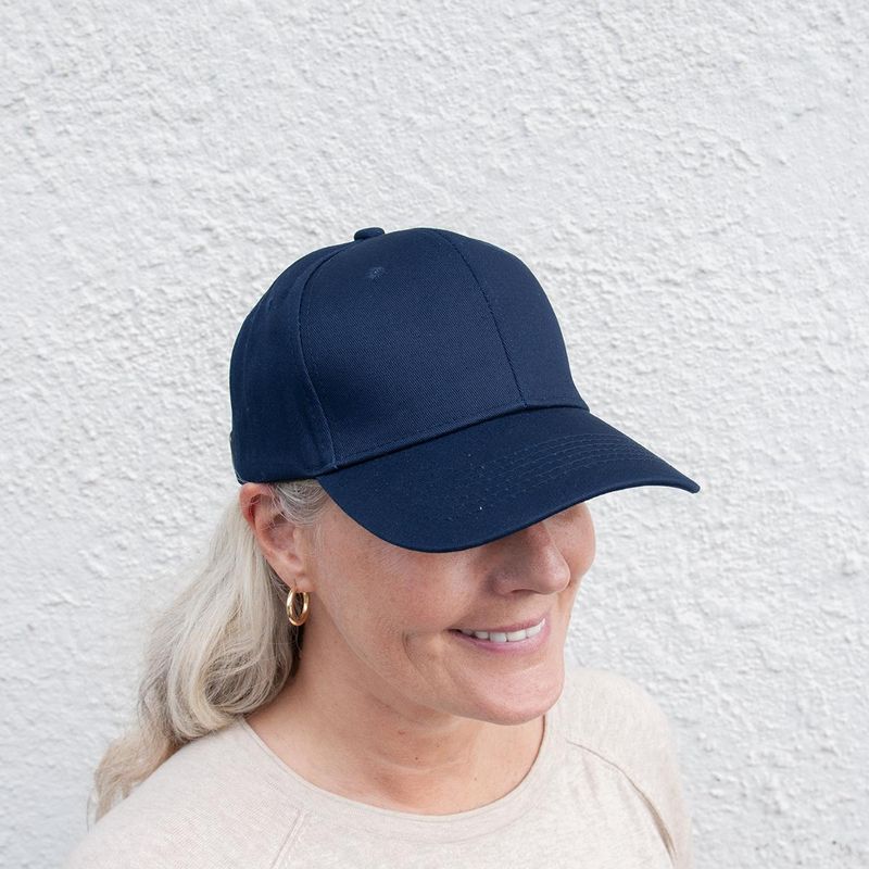 Caps i bomull - marine