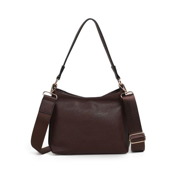 Huvudbild Himalaya soft bag brun - elegant väska i ...