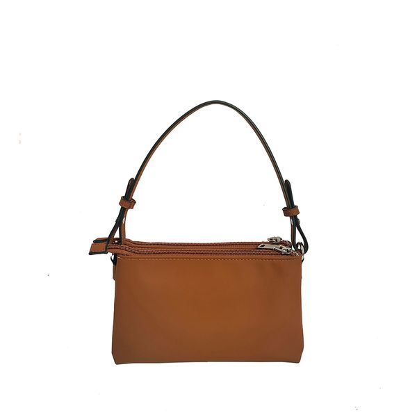 Huvudbild Harper clutch cognac - modern clutch med två fack