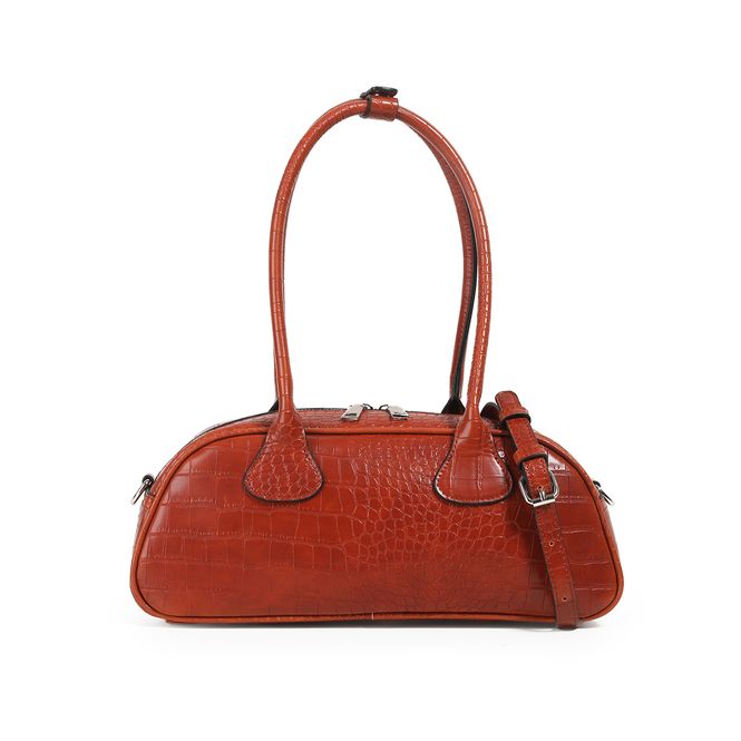 Huvudbild Inea lav croco shopper - cognac - Elegant ...