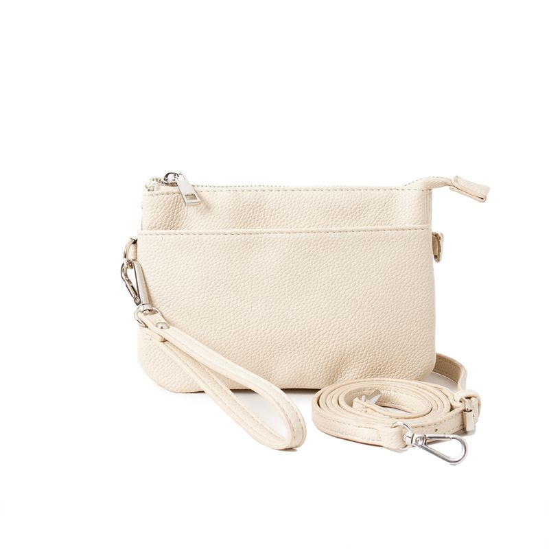 Anna clutch - lys beige