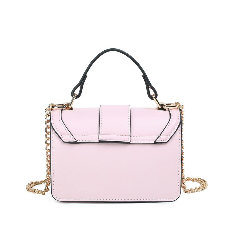 FELICIA Clutch med stor glitterspenne - lys rosa