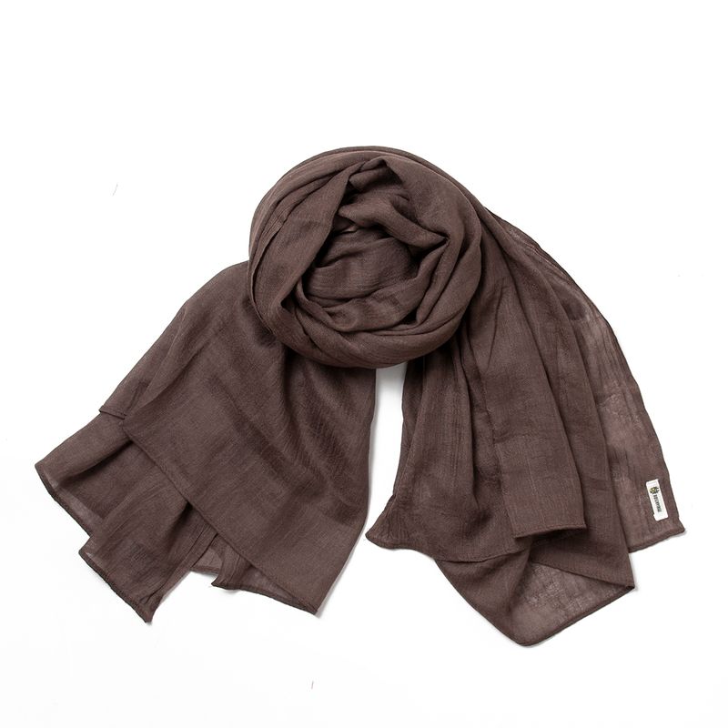 Skjerf i modal - brun