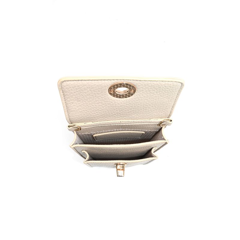 Ilja mobilbag - beige - kompakt og stilren veske